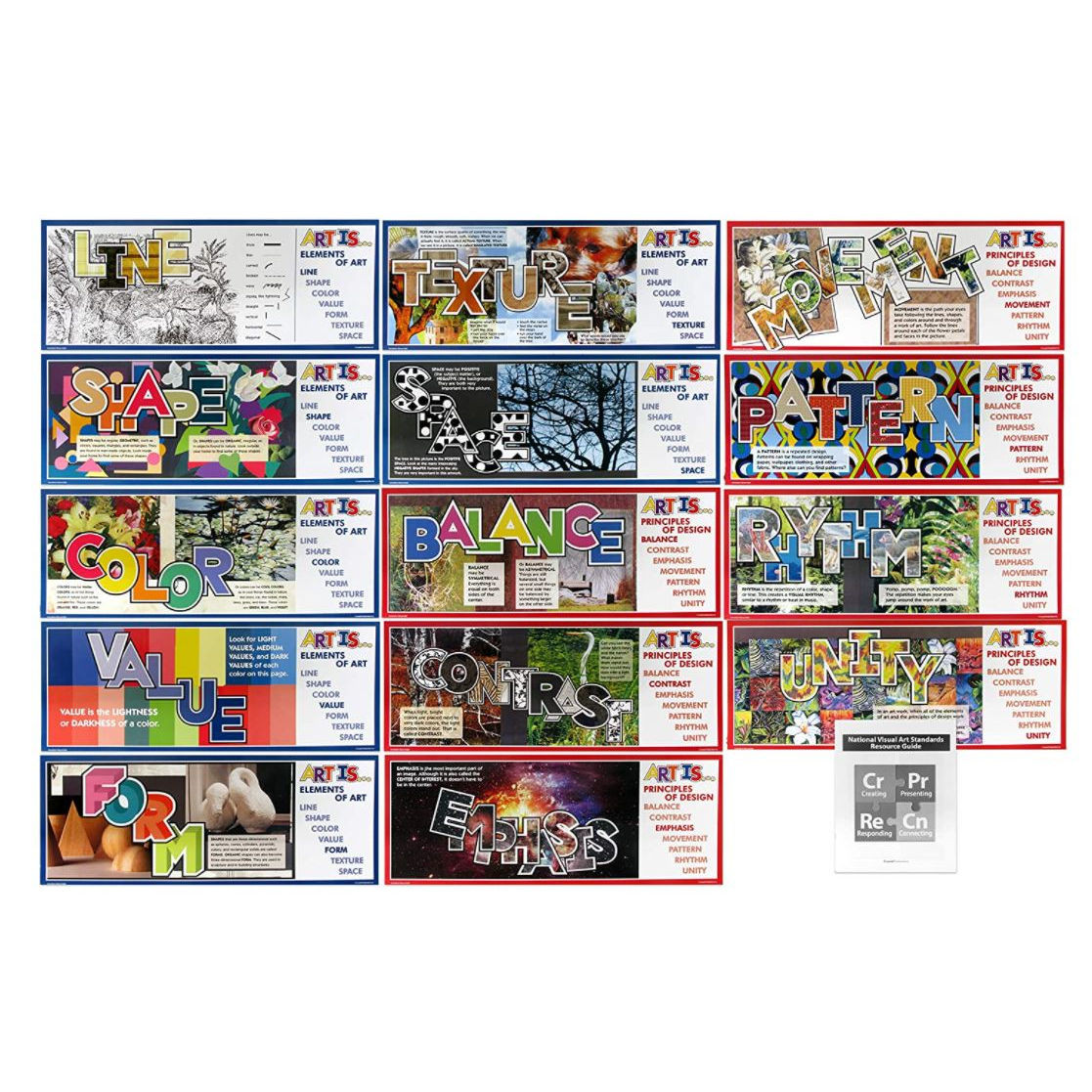 Плакаты Crystal Productions CP7244 Art is Elements - Principles
