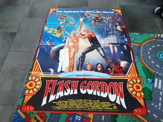 Flash Gordon 1980 Original Kinoplakat DIN A1