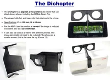 DICHOPTER Phone 3D Viewer stereoscope for XREAL Beam Pro & Others - READ!