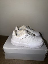 Nike Force 1 Low EasyOn Triple White PS Kids FN0237-111 New Authentic