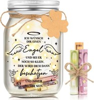 Taufgeschenk Engel LED Flaschenlicht Geldgeschenk Kommunion Konfirmation Baby