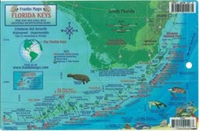 Florida Keys Dive Map  Reef Creatures Guide Franko Maps Laminated Fish Card