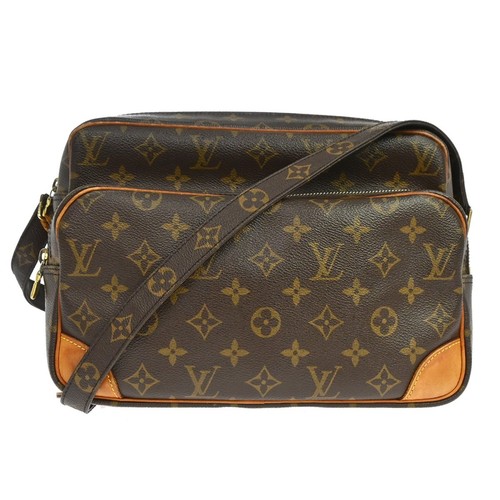 Louis Vuitton Nil Messenger Monogram Canvas Brown Handbag