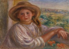 Renoir Wall Art Poster - Elegant Impressionist Portrait Print