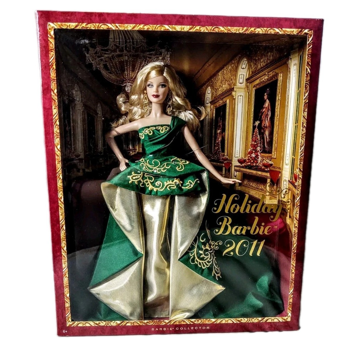 Happy Holidays Holiday Barbie 2011 Value 2011 Holiday Barbie Fashion Doll 1:6 Green Dress Christmas Blonde NRFB Happy Holidays Holiday Barbie 2011 Value 2011 Holiday Barbie Fashion Doll 1:6 Green Dress Christmas Blonde NRFB