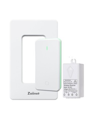 Zoiinet Wireless Lights Switch Kit, Buckle Design & Removable, Muti Way Switc...