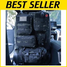 Molle System Organizer Bag with 5 Compartments for Efficient Vehicle Storage