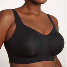 Evelyn Bobbie The Beyond Bra 3XL Black Wireless Adjustable Straps Seamless