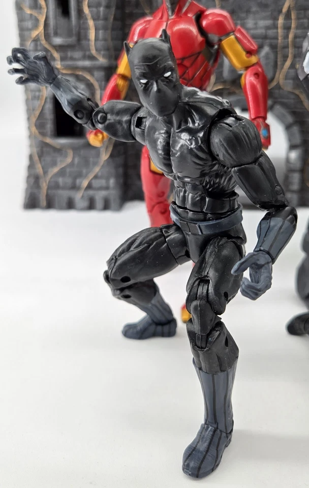 Marvel Legends Avengers Black Panther Iron Man Black Widow War Machine 6" paquete de 4 Foto 2 de 4