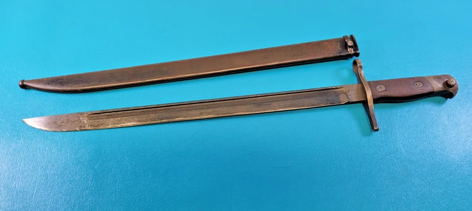 Bayoneta rifle japonés tipo 30 Segunda Guerra Mundial arsenal TALW + vaina TR639 Foto 4 de 4