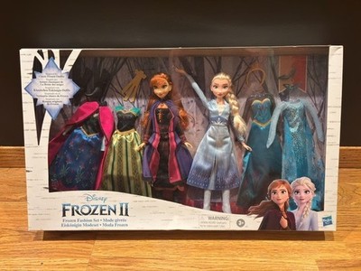 Disney Frozen II Fashion Set Elsa Anna Dress Collection 11'' Doll Hasbro 2019