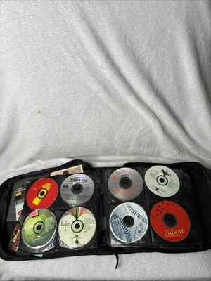 120 CD Lot Rock Pop Classic Rock Beatles Bob Dylan Eric Clapton & More w/ Binder