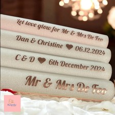 Personalised Foam Glow Sticks | Wedding Decor | Any Name & Design