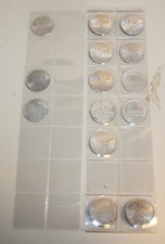 14x 500 Mark Weimar Republic 1923 A, E, F Very Nice Aluminium