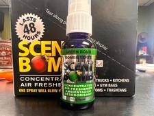 SCENT BOMB - Green Bomb - Concentrated Air Freshener - Box of 4