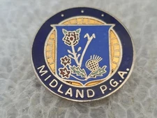 Golf P.G.A.- Midlands P.G.A. Professional Golfers Association  enamel Pin Badge 