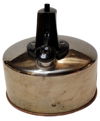 Vintage Revere Ware 1801 Whistling Tea Kettle Copper Bottom a 97-C Korea Used