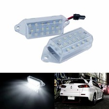 Fit Mitsubishi Lancer EVO VIII IX X LED License Number Plate Light Canbus 03-17