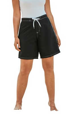 plus size long board shorts