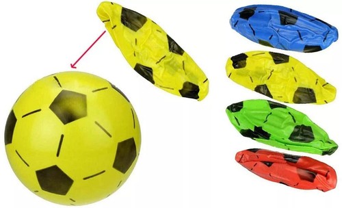 Flyaway Kinder Fußball 23 cm Outdoor spielen aufgeblasen in 5 Farben mit gratis Pumpe - Bild 2 von 11