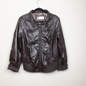 faux leather jacket ebay