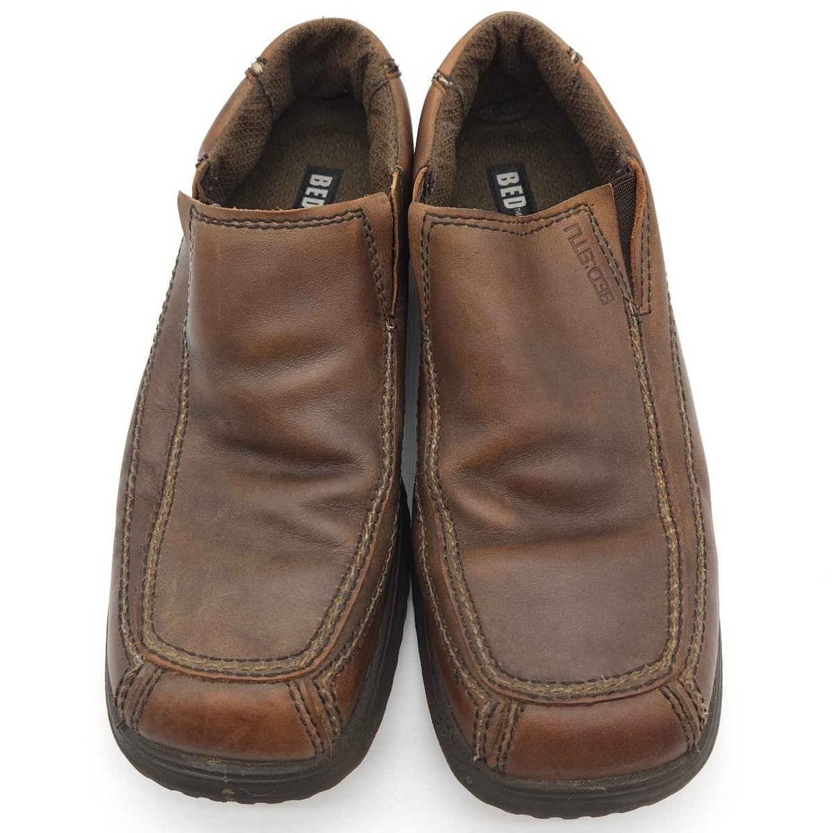 Bed Stu (Mens Size 10) Loafers Brown Leather Slip On Dress  display picture 1