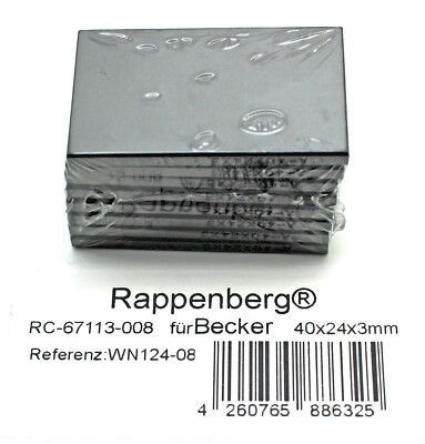8 Kohleflügel, 40x24x3mm, 90130300008, Zg WN124-082, für z.B. Becker