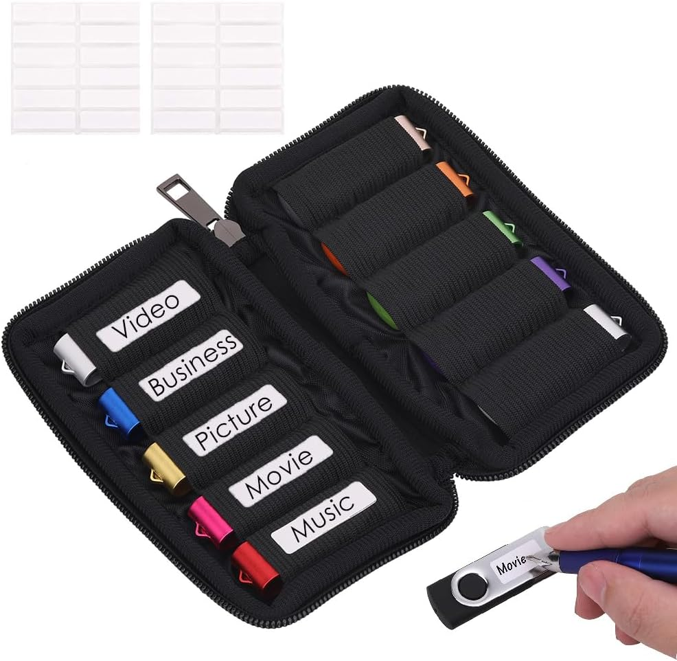 USB Flash Drive Case Soft Material Thumb Drive Holder Case, USB Drive Holder-image