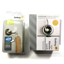 Safety 1st OutSmart Levers Lock With Decoy Button Fits Most Handles Set Of 2 New