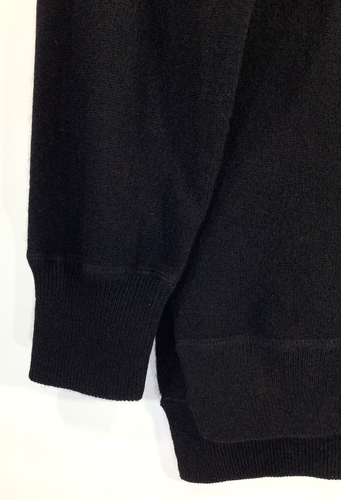 LORD & TAYLOR Size XL 100% Cashmere Pullover Hoodie in Black - Picture 6 of 13