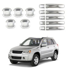 Chrome Car Door Handle Covers Bowl Cover For Suzuki Grand Vitara 2008 - 2014 Chrome Car Door Handle Covers Bowl Cover For Suzuki Grand Vitara 2008 - 2014