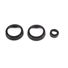 Black Air Condition Audio Switch Knob Trim Ring for Land Rover Defender 20-24