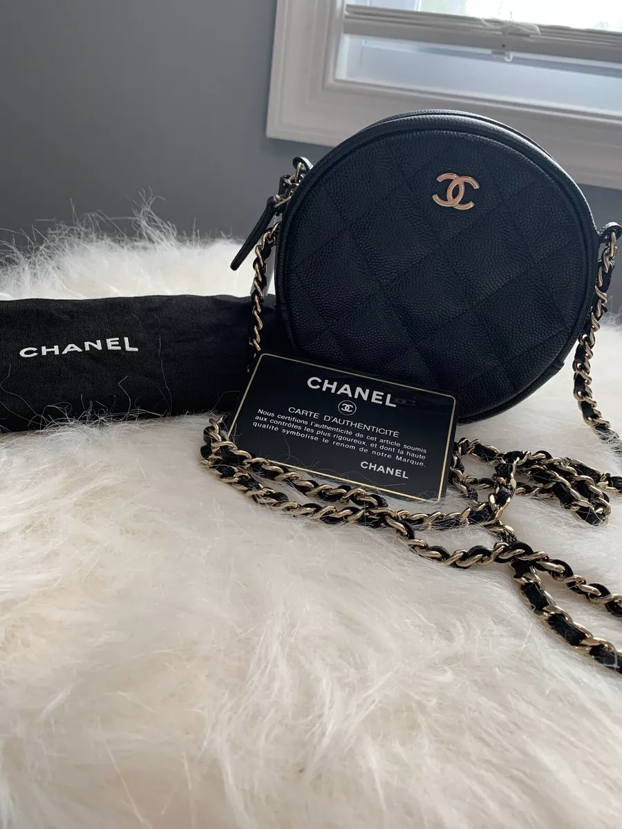 Chanel 2019 Black Lambskin Leather Quilted Classic Flap Clutch Bag For Sale  at 1stDibs