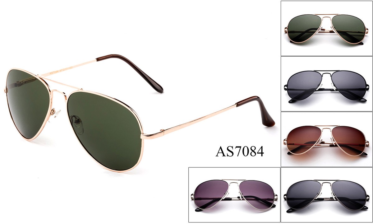 NWT Classic Aviator Sunglasses for Women Men Metal Spring Hinges Classic Metal Tearddrop Bright Color Aviator Sunglasses w  main image 4