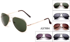 Sunglasses Top Gun Classic Metal Spring Frame Men Women Pilot UV 100%