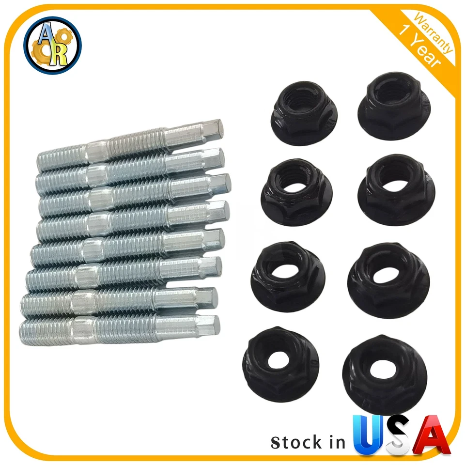 Kit de pernos y pernos colectores de escape de 16 piezas para Ford Explorer Sport Trac 2007-10 Foto 4 de 4