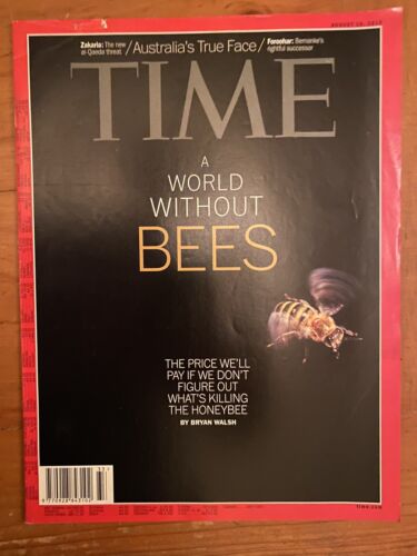 Time Magazine 2013 A World Without Bees Killing The Honeybee Boko Haram NO LABEL - Imagen 1 de 7