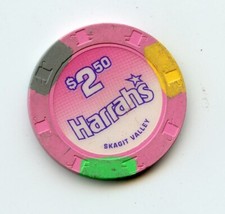 2.50 Chip from the Harrahs Casino Bow Washington