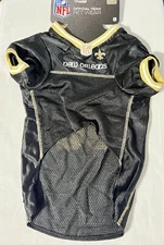 Pets First New Orleans Saints NFL Dog Pet Football Jersey Size Large Mesh 00