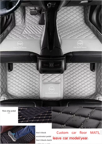 Fit for Hyundai All Models Car Floor Mats Luxury Custom Auto Carpets Waterproof - Imagen 18 de 35