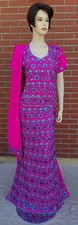 Readymade 3pc embellished rhinestones beads sequins bridal party lehnga choli 42