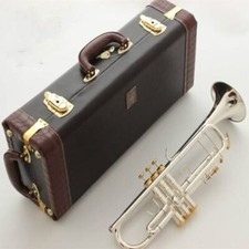 New trumpet LT180S-37 silver plated gold keys trumpet with case and mouthpiece