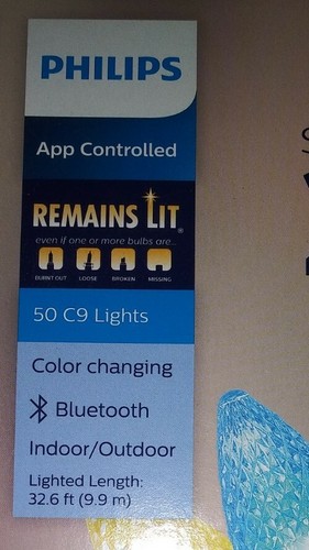 Philips 50 C9 Color Changing App Controlled Lights Create Motion 32.6 Ft. - Picture 2 of 4