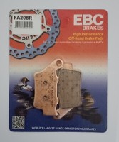 Ebc Vollmetallisch Sinter BremsbeläGe Satz FüR Husaberg FE550E 2005-2008 Hinten