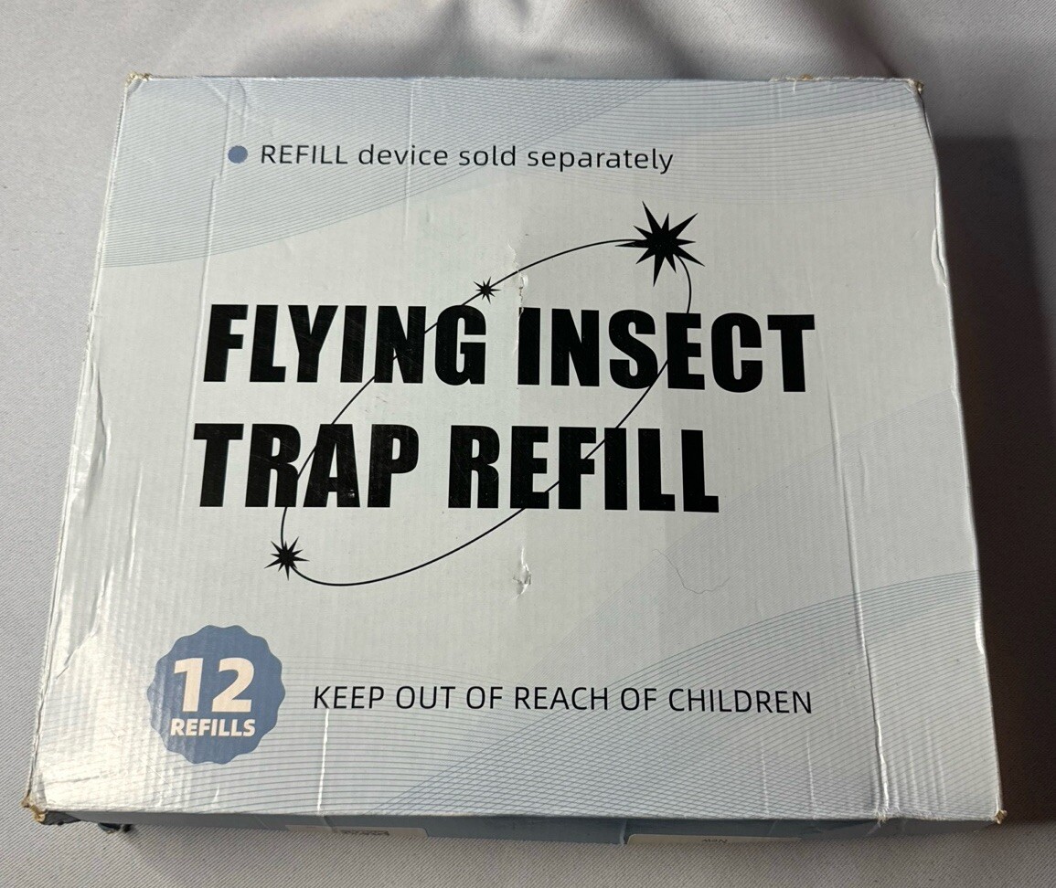 12 Pack Refill Cartridges, ZEVO M364,Refill Cartridge Kit for Flying Insect Trap