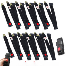 2-10pcs 2 Point Seat Belt Universal Adjustable Lap Safety Belt For Golf Cart Bus 2-10pcs 2 Point Seat Belt Universal Adjustable Lap Safety Belt For Golf Cart Bus
