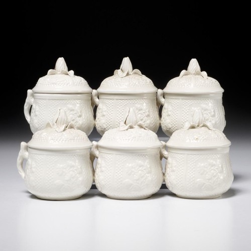 Mottahedeh Pont aux Choux Porcelain Pots de Creme Custard Cups 6pc Lot B - 第 1/6 張圖片