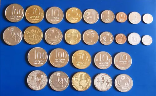 Complete set of Israel Old Sheqel & Special Issue Coins - Lot of 14 Coins