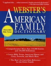 Webster's American Family Dictionary Hardcover Dictionary Staff