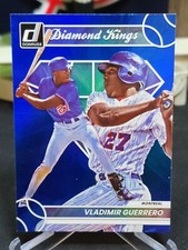 2023 Panini Donruss Baseball Diamond Kings Vladimir Guerrero Blue Foil